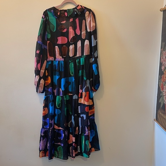 NWT Fresha London Ivy Abstract Dress SZ XL - Picture 5 of 6